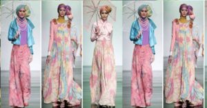 Tren Fashion Muslim yang Terbuat dari Motif Tie Dye
