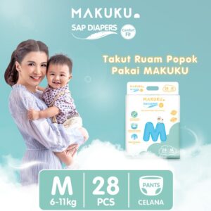 Popok Makuku M28: Solusi Terbaik untuk Bayi yang Aktif